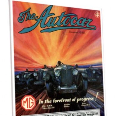 Autocar Canvas Print from £29.95