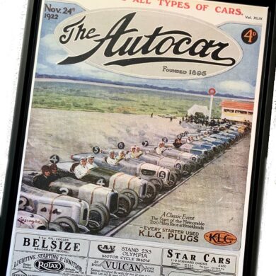 Autocar Framed Canvas from £59.95