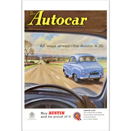 1958 Austin A35 - 12" x 18" Poster