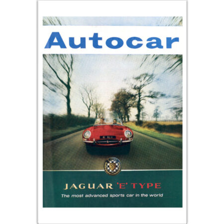 1962 Jaguar E-Type - 12" x 18" Poster