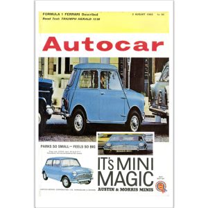 1963 Mini Austin Morris - 12" x 18" Poster
