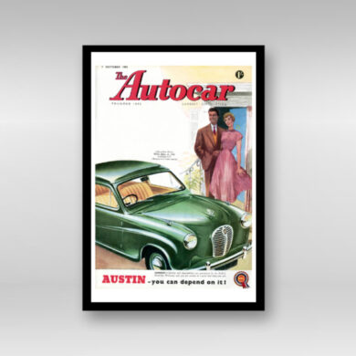 1955-10-07-Austin-A30 - Framed Art Print