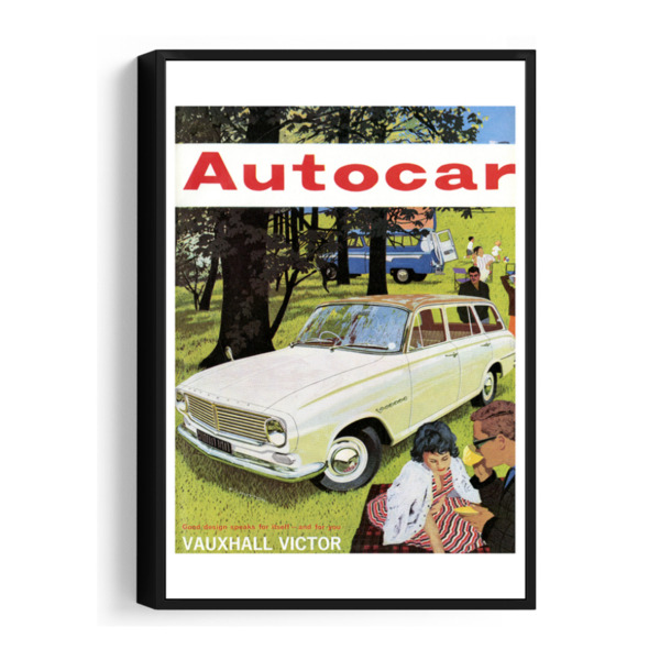 1962-04-06-Vauxhall-Victor - Framed Canvas