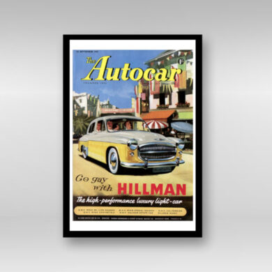 1955-09-23-Hillman-Minx - Framed Art Print
