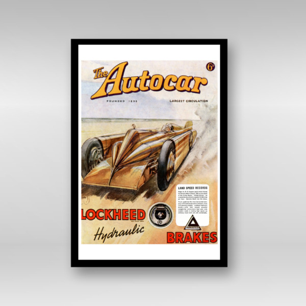 1942-09-25-Golden-Arrow--Seagrave - Framed Art Print