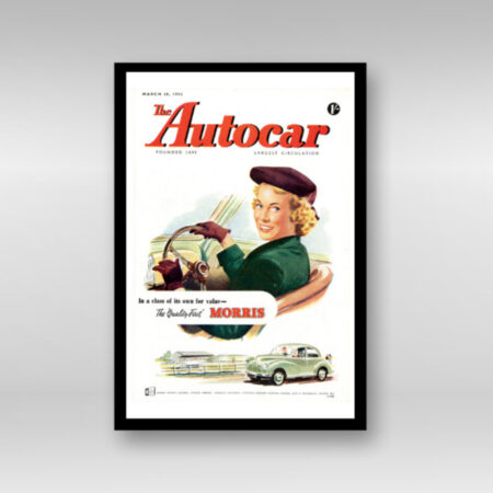 1952-01-11-Jaguar-Mk-V11-Saloon - Framed Art Print
