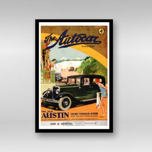 1932-09-09-Austin-12 - Framed Art Print