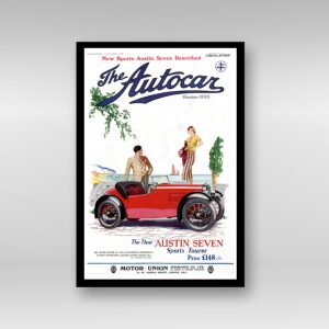 1933-06-23-Austin-7-Sports-65 - Framed Art Print