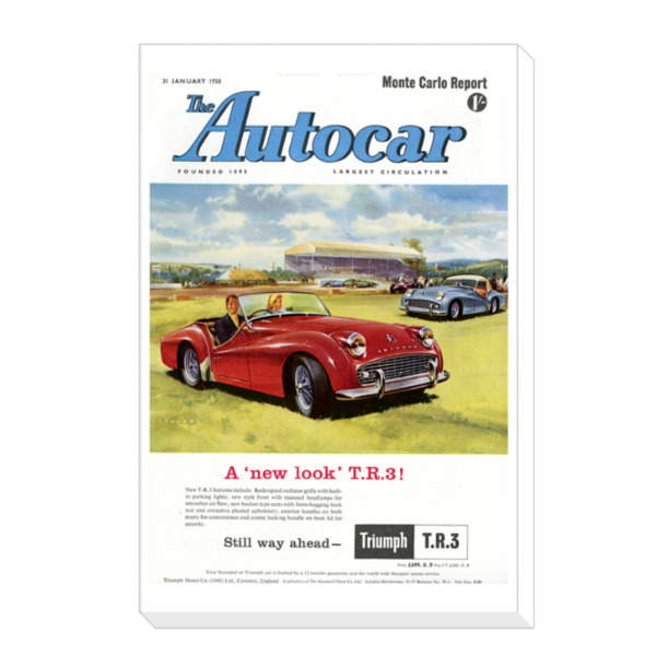 1958-01-31-Triumph-TR3 - Canvas Print