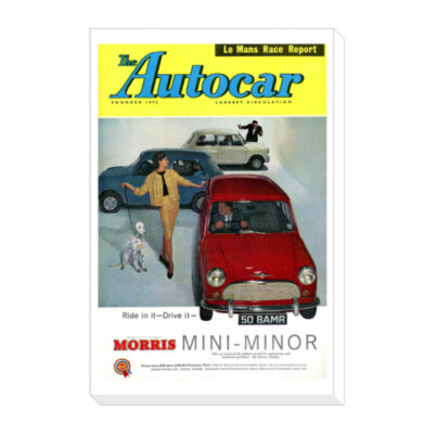 1960-07-01-Mini-Morris - Canvas Print