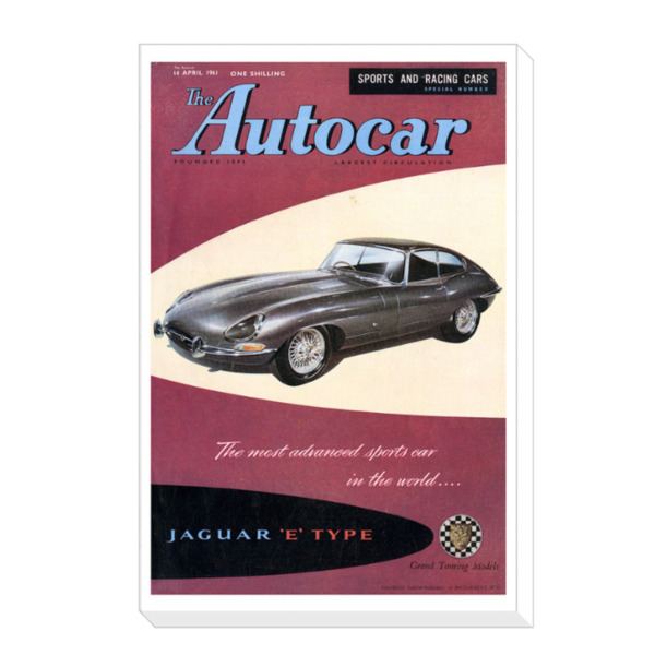 1961-04-14-Jaguar-E-Type - Canvas Print