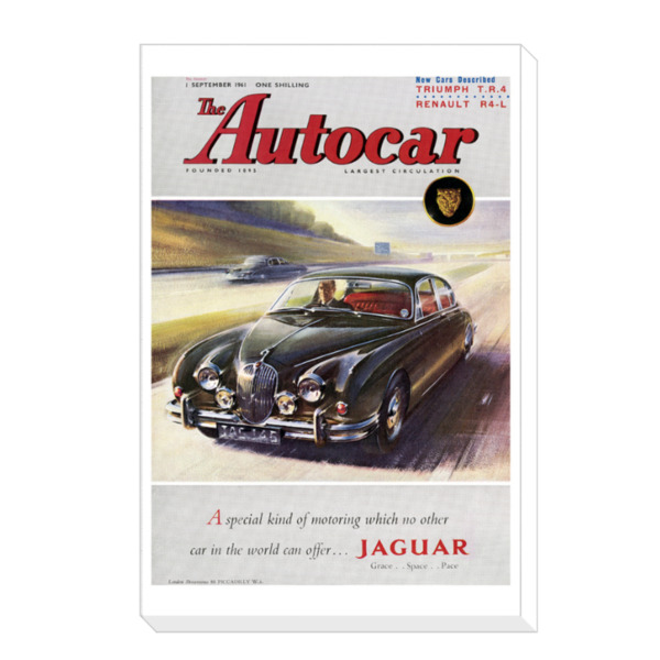 1961-09-01-Jaguar-Mk-2 - Canvas Print