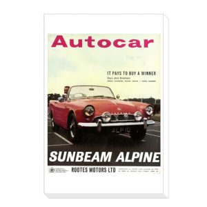 1962-05-04--Sunbeam-Alpine - Canvas Print