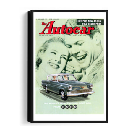 1959-10-02-Ford-Anglia - Framed Canvas