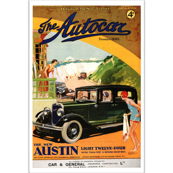 1932-09-09-Austin-12 - Premium Art Poster