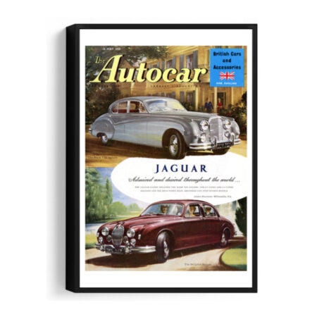 1958-05-16-Jaguar-Mk-VIII-and-Mk2 - Framed Canvas