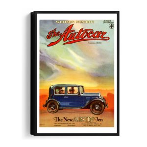 1932-05-06-Austin-10 - Framed Canvas
