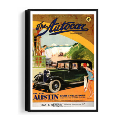 1932-09-09-Austin-12 - Framed Canvas