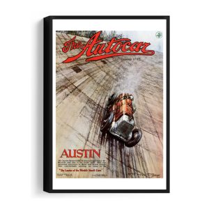 1931-12-25-Austin-7-Brooklands - Framed Canvas