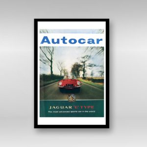 1962-04-13-Jaguar-E-Type - Framed Art Print