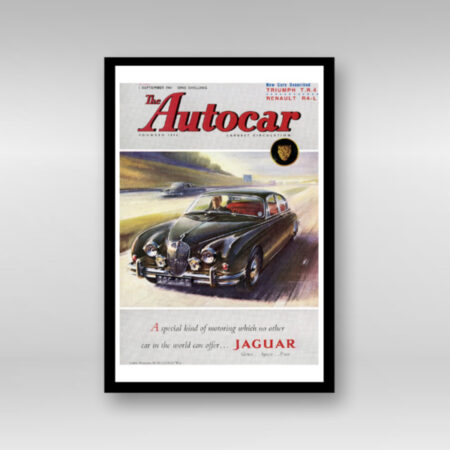 1961-09-01-Jaguar-Mk-2 - Framed Art Print