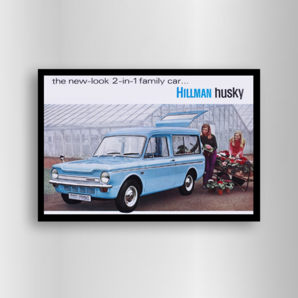 Hillman Husky - Framed Art Print (Landscape)