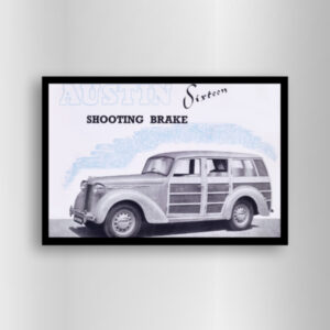 Austin 7 Shooting Brake - Framed Art Print (Landscape)