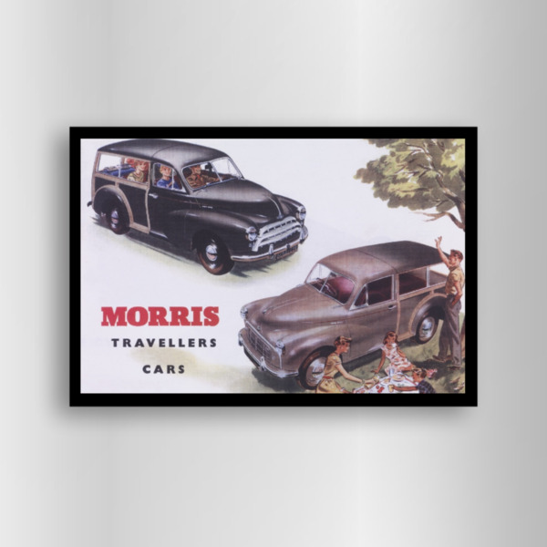 Morris Traveller - Framed Art Print (Landscape)