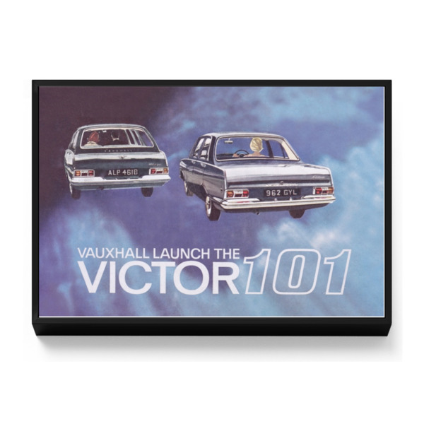 Vauxhall Victor - Framed Canvas 18"x12" (Landscape)