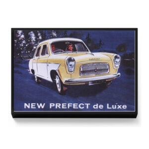 Ford Prefect De Luxe - Framed Canvas 18"x12" (Landscape)