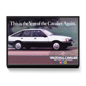 Cavailer Car of The Year - Framed Canvas 18"x12" (Landscape)
