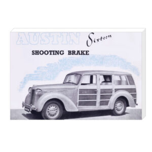 Austin 7 Shooting Brake - Canvas Print 18"x11" (Landscape)