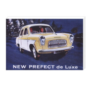 Ford Prefect De Luxe - Canvas Print 18"x11" (Landscape)