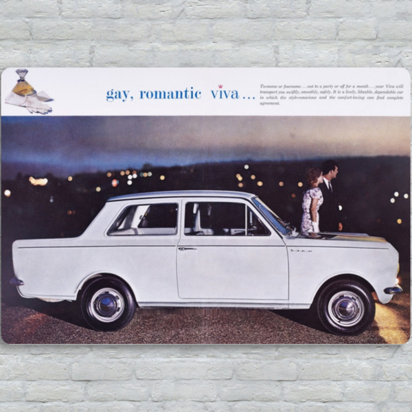 Gay Romantic Viva - Metal Plate Print 30cm x 20cm (Landscape)