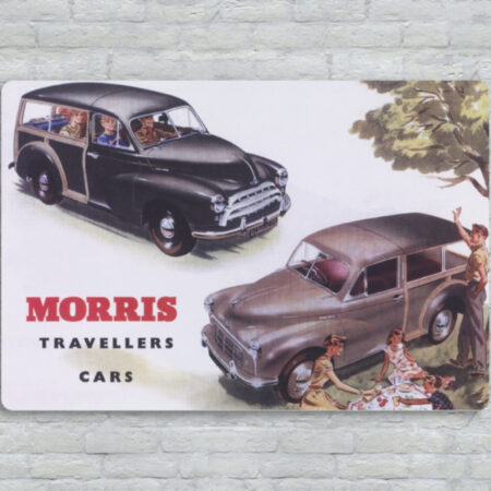 Morris Traveller - Metal Plate Print 30cm x 20cm (Landscape)