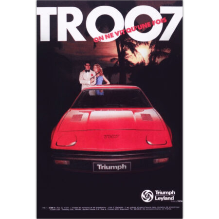 Triumph TR007 - Art Poster (Portrait)