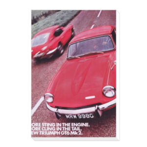 Triumph GT6 - Canvas Print 12"x18" (Portrait)