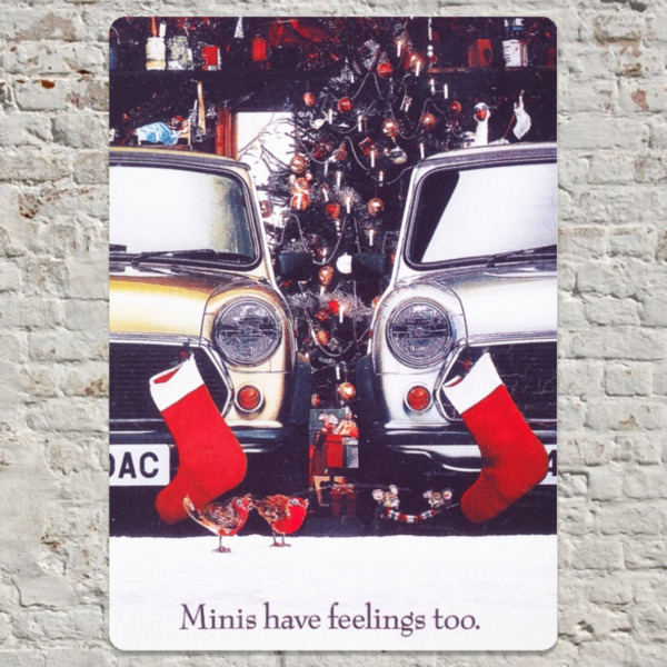 Minis Have Feelings Too - Metal Plate Print 20cm x 30cm (Portrait)