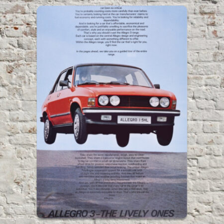Allegro the Lively Ones - Metal Plate Print 20cm x 30cm (Portrait)