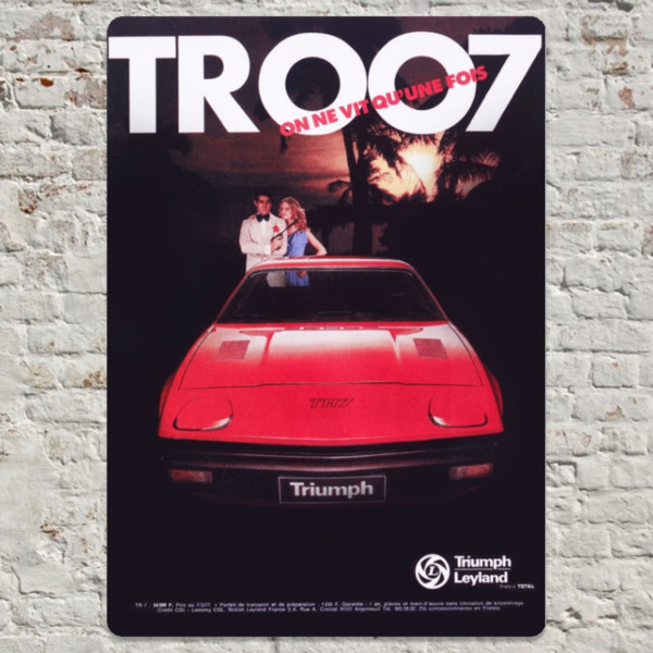 Triumph TR007 - Metal Plate Print 20cm x 30cm (Portrait)