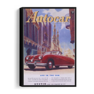 1950 Austin A90 Atlantic Framed Canvas 24"x36" (Portrait)