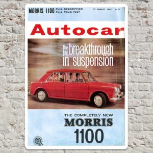 1962 Morris 1100 - Metal Plate Print 20cm x 30cm