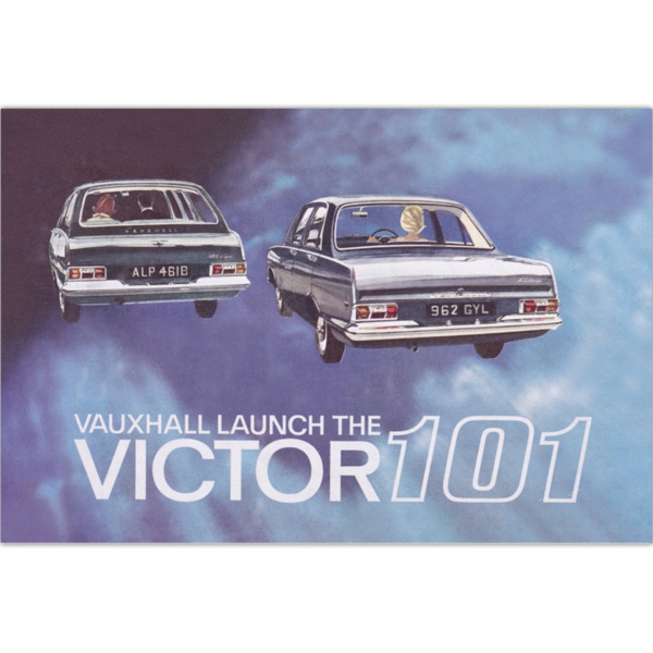 Vauxhall Victor - Art Poster (Landscape)