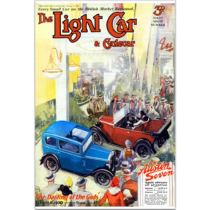 1930 Austin 7 Pair Light Car Cover-2 - Art Poster (Portrait)