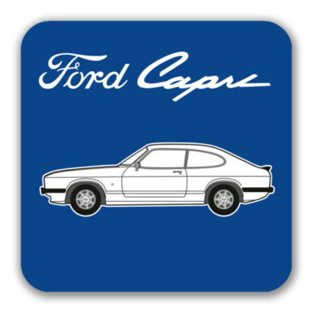 Ford Capri - Square Coasters with Cork Back