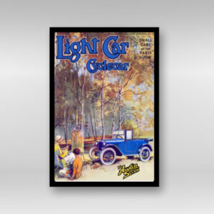 1926 Austin 7 Light Car Cover - Framed Art Print (Portrait)
