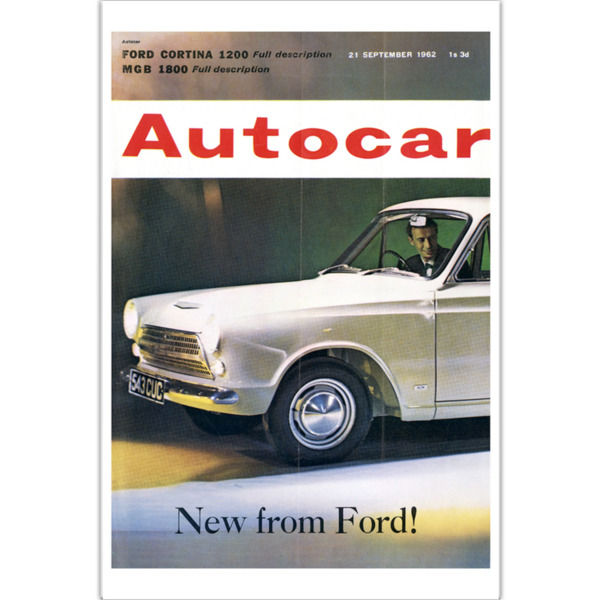 1962 Ford Cortina 1200 - Art Poster (Portrait)