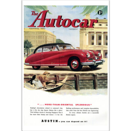 1951 Austin Atlantic - Art Poster (Portrait)