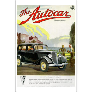 1934 Ford V8 - Art Poster (Portrait)