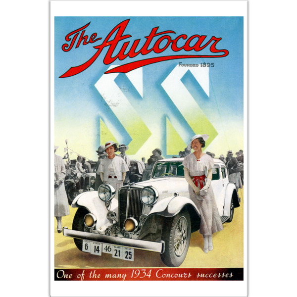 1034 SS Cars (Jaguar) - Art Poster (Portrait)